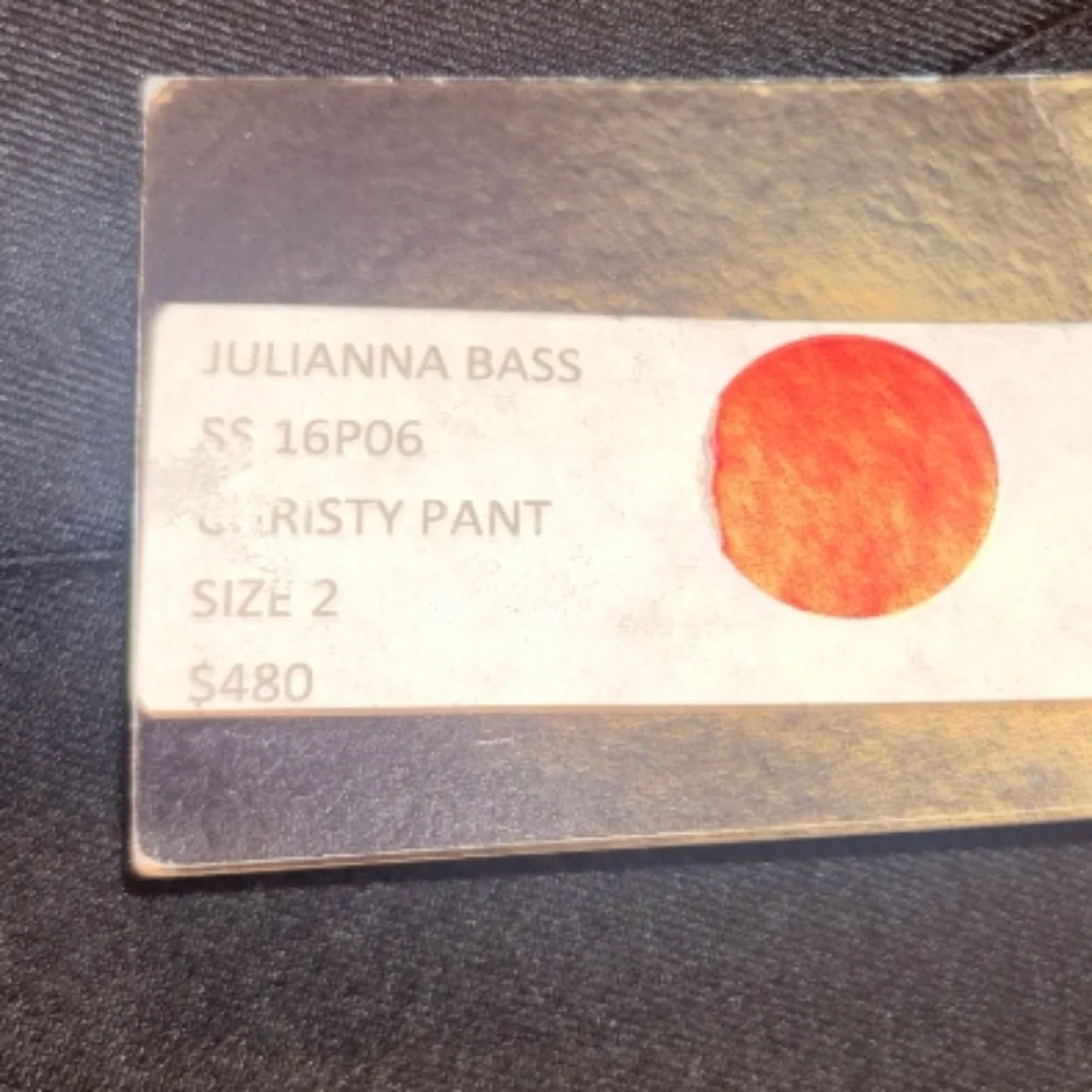 Julianna Bass Women's Elegant Black Wide Leg Pants Size 2